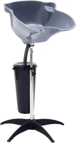 Miniatura 6 de Fregadero de lavado de cabello, lavabo de champú profundo de altura ajustable con manguera de drenaje para el hogar, peluquería, salón de belleza