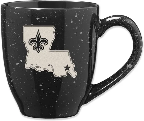 Miniatura 61 de Rico Industries - Taza de café de cerámica con grabado láser de color del equipo de fútbol de la NFL, 16 oz