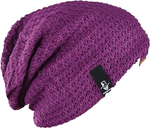 Miniatura 4 de FORBUSITE Gorro de punto largo holgado para hombre para verano e invierno, de gran