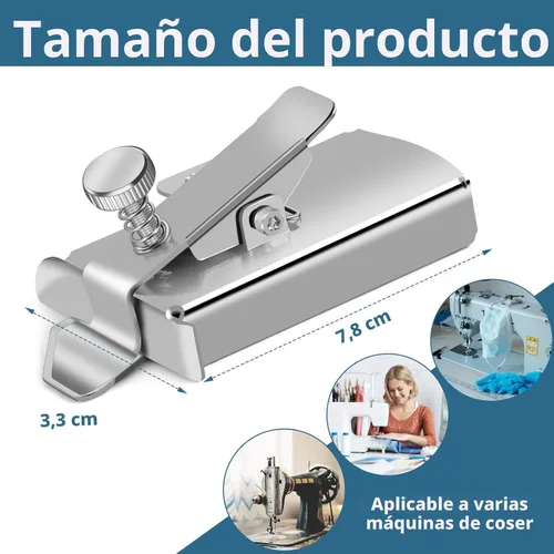 Miniatura 5 de TIGARI - Guía magnética de costura para máquina de coser, guía magnética de costura con clip, regla multifuncional, guía de orillar, guía
