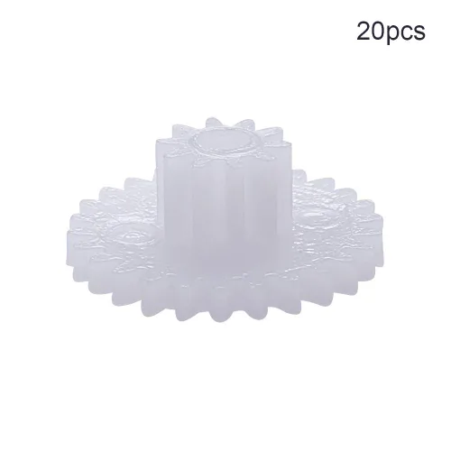 Miniatura 4 de Othmro 20 piezas de engranajes de plástico 26 dientes modelo 26102B engranaje de reducción engranajes de gusano de plástico para RC coche robot motor