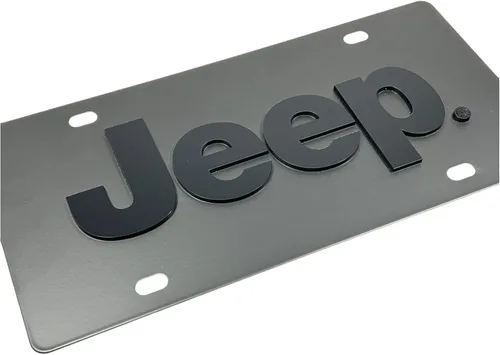 Miniatura 3 de Placas de vehículo para Jeep en acero al carbono negro