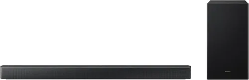 Miniatura 10 de Samsung Barra de sonido HW-B400F Serie B, 2.0 canales con woofer incorporado, mejora de voz y modo nocturno, expansión de sonido envolvente