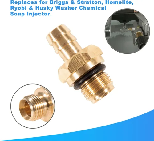 Miniatura 2 de Kit de reemplazo de inyector de jabón químico para lavadora a presión 2 uds. para 203640GS 190593GS 190635GS