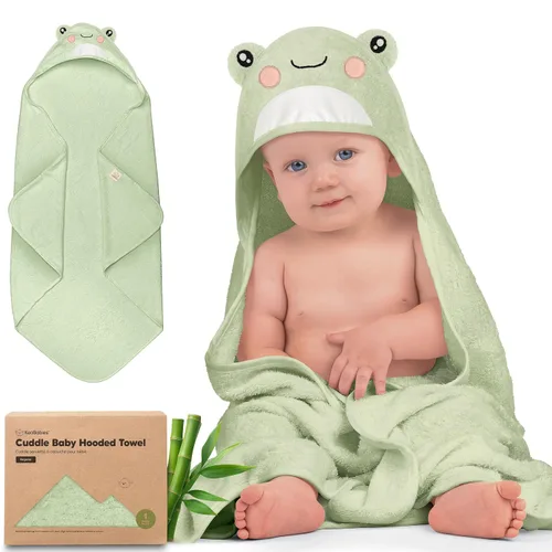 Miniatura 22 de KeaBabies Toalla de bebé con capucha para recién nacido, viscosa derivada de bambú, toallas de baño grandes con capucha para niños, niñas, niños