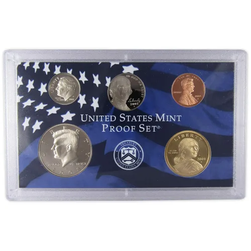 Miniatura 2 de Juego de prueba de monedas de 2008 Clad Proof Set, embalaje original del gobierno de EE. UU., certificado OGP COA