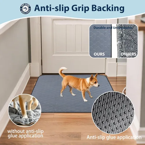 Miniatura 3 de Almohadillas lavables para orina de perros, 48 x 48 pulgadas, reutilizables, con absorción rápida, impermeables y reutilizables para orina de parto
