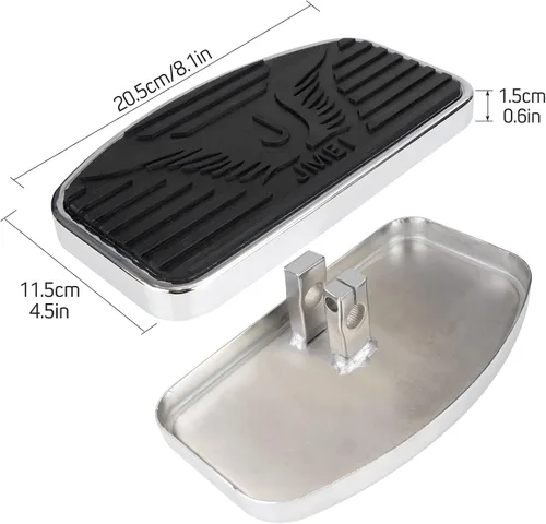 Miniatura 2 de Estribos para moto, para pasajero delantero/trasero, compatibles con Honda Magna VF250/VT250/VF750 Yamaha V-STAR DragStar XVS 650 / Virago