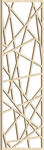 Miniatura 103 de Conway Paneles de pared decorativos de madera con calado, 9 3/8 pulgadas de ancho x 24 3/8 pulgadas de alto x 1/4 de alto, aliso