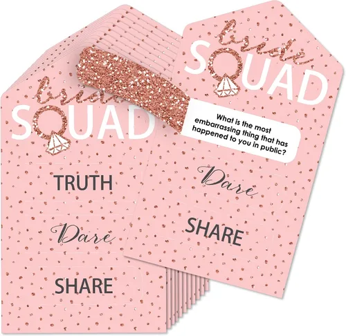 Miniatura 6 de Big Dot of Happiness On Cloud 9 - Juego de 12 tarjetas de encurtidos para despedida de soltera o despedida de soltera – Truth, Dare, Share Pull Tabs