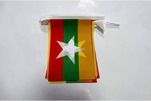 Miniatura 117 de AZ FLAG Señal marítima internacional 42.7 ft BUNTING Flag 40 banderas 9'' x 6'' - Banderas de cuerda del alfabeto náutico 5.9 x 8.3 in