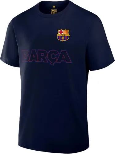 Miniatura 23 de Icon Sports Officially Licensed FC Barcelona Cotton T-Shirt - Unisex Adult azul