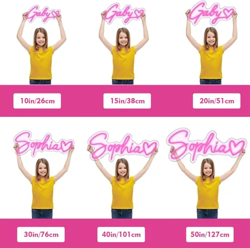 Miniatura 6 de Letreros de neón personalizados, letrero de nombre de neón para decoración de pared, letrero LED personalizado, luces de neón personalizadas