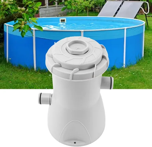 Miniatura 6 de Bomba de filtro de piscina de 800 galones, bomba de filtro de cartucho de piscina eficiente, filtro de cartucho de piscina de tierra y sistema