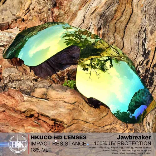 Miniatura 2 de HKUCO Lentes de repuesto para gafas de sol Oakley Jawbreaker para hombre