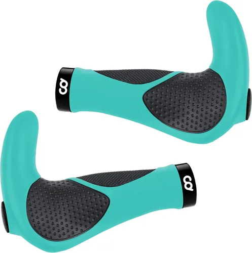 Miniatura 10 de Puños de manillar de bicicleta de montaña CyclingDeal - Empuñaduras ergonómicas antideslizantes para MTB - Empuñaduras de manillar de goma suave