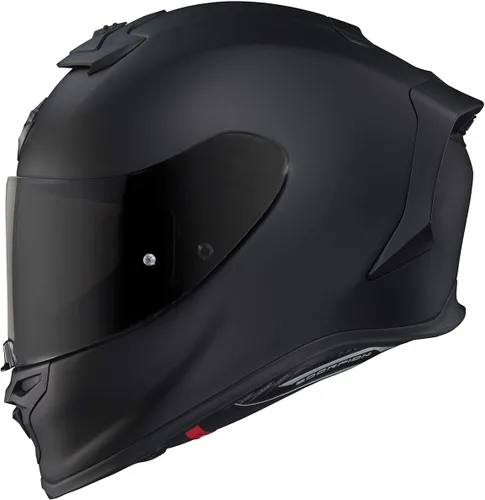 Miniatura 2 de ScorpionEXO R1 Air Casco de Motocicleta de Cara Completa con Escudo Pinlock y Bolsillos para Altavoces Listos para Bluetooth DOT ECE Sólido