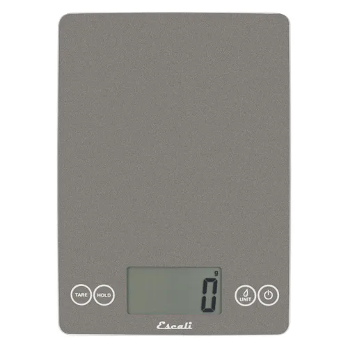 Miniatura 9 de Escali Arti Glass Food Scale Digital Countertop Kitchen, Baking and Cooking Scale with Nutrition and Calorie Counter, 15-Pound Capacity, 9" x 6.5" x