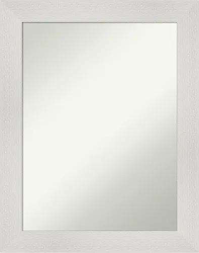 Miniatura 48 de Amanti Art Espejo de baño plateado para sobre el fregadero, espejo cuadrado de níquel cepillado de 30 x 30 pulgadas, marco moderno grande, se cuelga