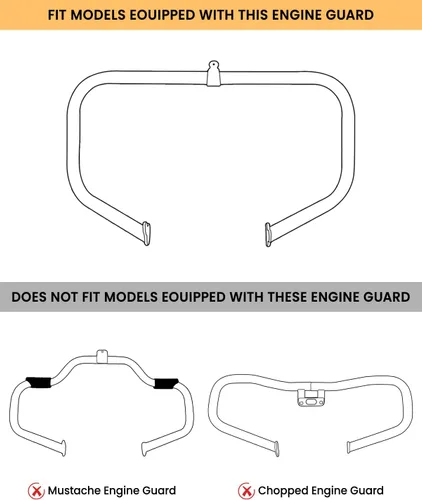 Miniatura 7 de XFMT Motorcycles Carenadura inferior ventilada en negro vívido para piernas con caja de altavoces y rejillas para Harley Touring enfriada por aire