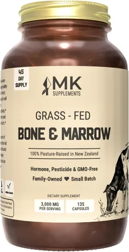 Miniatura 10 de MK Supplements Suplemento de hígado de res alimentado con pasto, apoya la producción de energía, desintoxicación, digestión, inmunidad y bienestar