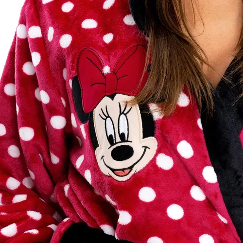 Miniatura 3 de Disney Bata de Minnie Mouse para mujer, Rojo