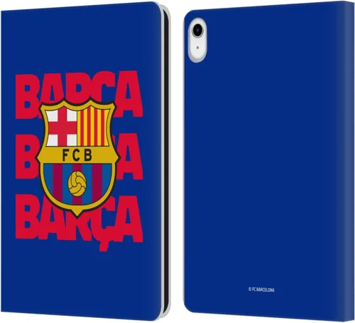 Miniatura 25 de Head Case Designs Funda de piel con licencia oficial del FC Barcelona Barca Crest Graphics para Apple iPad 10.2 2019/2020/2021 Escudo del Barca