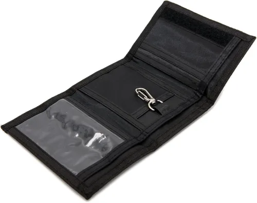 Miniatura 4 de Cartera de bloqueo de RFID (identificación de frecuencia de radio) de tres partes de lona, para deportes al aire libre, para niños. Cartera