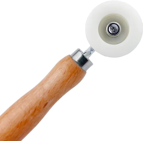 Miniatura 6 de CARTINTS Paquete de 2 rodillos alisadores de papel tapiz, para instalación de papel de pared plano y de esquina, herramienta de rodillo para papel