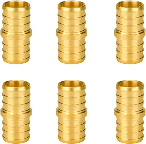 Miniatura 14 de SUNGATOR Paquete de 50 accesorios Pex de 1/2" en T, accesorios Pex de 1/2 pulgada en T, sin plomo, de latón, certificados NSF