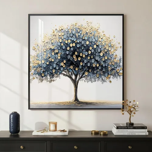 Miniatura 13 de Arte de pared botánico vintage con marco grande para sala de estar, impresiones de pintura en lienzo floral rústico neutro, cuadro retro de flores