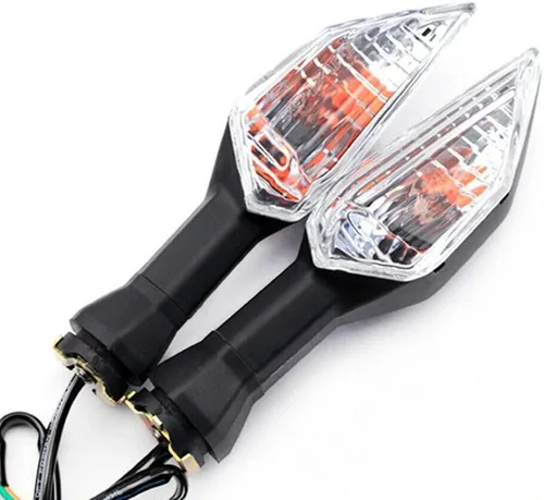 Luces indicadoras LED de señal de giro para Kawasaki Z400 Z650 Z800 Z900 Z1000 Z250 Z300 Versys X300 1000 650 Klr Ninja 125 Z250SL señales