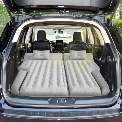 Miniatura 14 de Umbrauto Truck Bed Air Mattress Inflatable Pickup Camping Airbed for 5.5-5.8ft Full Size Short Truck Bed Road Trip Sleeping Pad with Pump for