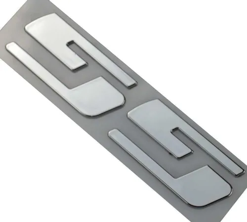 Miniatura 4 de 3 emblemas SS de repuesto para placa de identificación de automóvil 3D para Silverado Sierra (cromado)
