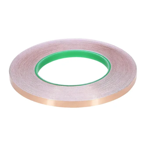 Miniatura 8 de Cinta adhesiva conductora de lámina de cobre de doble cara, [para blindaje EMI, vitrales, circuitos de papel, conexión a tierra] - 1/8 pulgadas/98