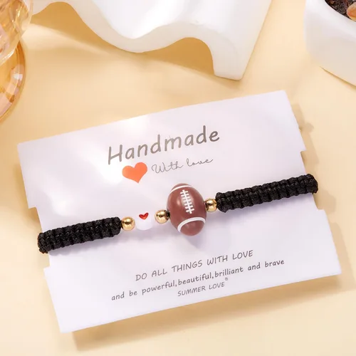 Miniatura 16 de Pulsera de fútbol, fútbol, baloncesto, béisbol, regalos para mujeres y hombres, regalos de cumpleaños, graduación para amantes del deporte, pulseras