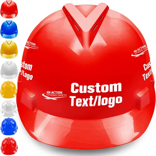 Miniatura 14 de Casco de seguridad personalizado para hombre, logotipo personalizado, construcción, casco, suspensión para el trabajo, hogar, protección