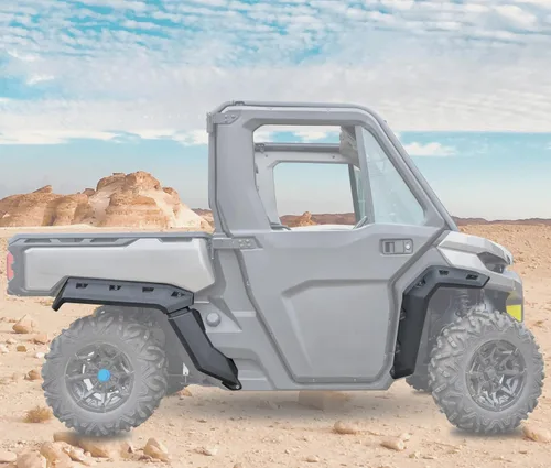 Miniatura 5 de SAUTVS Kit de guardabarros delantero y trasero extendido de alta resistencia, aletas de barro para Can-Am Defender HD5 HD7 HD8 HD9 HD10 MAX