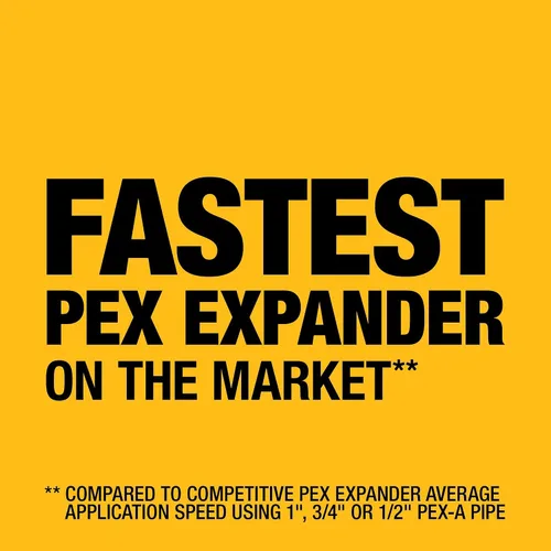 Miniatura 5 de DEWALT Kit de herramienta expandidor PEX 20V MAX*, 1 pulgada (DCE400D2)