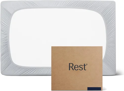 Miniatura 25 de REST® Evercool®+ Sábana bajera ajustable, tamaño King, azul claro, 15 pulgadas de profundidad (hasta 18 pulgadas), ropa de cama transpirable