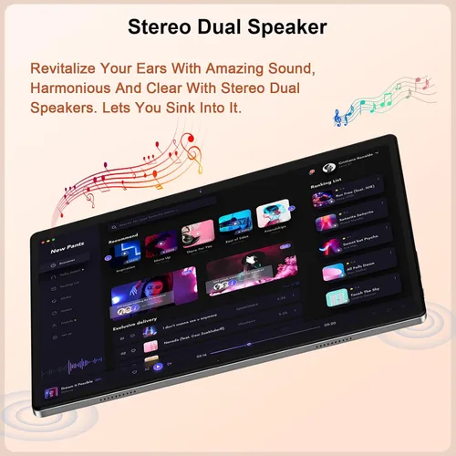 Miniatura 7 de Tablet de 10 pulgadas, 22 GB de RAM+128 GB ROM+1 TB Expand, Android 14 Tablet con teclado y mouse, batería de 8000 mAh, pantalla IPS de 1280 x 800