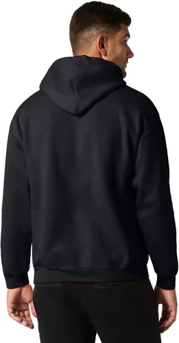 Miniatura 2 de Gildan - Sudadera con capucha para hombre, mezcla pesada, cordón de ajuste, Rosa de seguridad