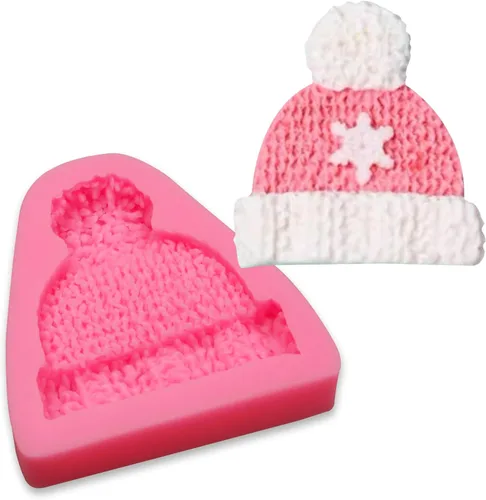 Miniatura 8 de Moldes de arcilla para suéter de punto, 3 paquetes de moldes de chocolate para decoración de pasteles, decoración de cupcakes para Navidad, fiesta