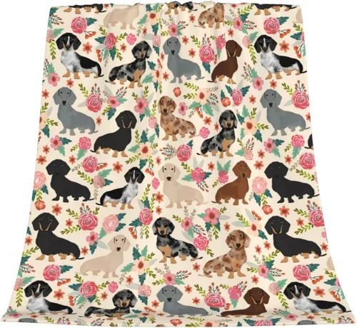 Miniatura 13 de Yorkshire Terrier - Manta de forro polar para perro Yorkie de franela súper suave, acogedora, lavable, ligera y mullida para sofá, cama, oficina