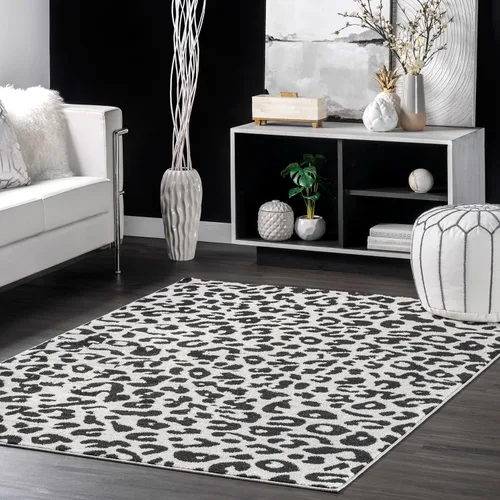 Miniatura 10 de nuLOOM Brooks - Alfombra con estampado de leopardo, 6 pies 7 pulgadas x 9 pies, beige Brooks Beige