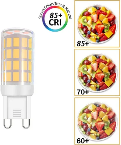 Miniatura 5 de Bombilla LED G9 G9 con base de dos pines para lámpara de araña JCD G9 120 voltios, iluminación para el hogar, 4 W (equivalente a halógeno de 40 W)