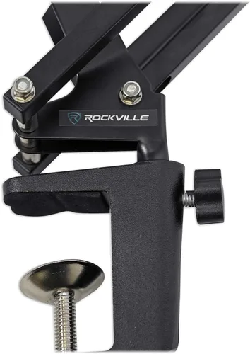 Miniatura 8 de Rockville DMS40 40 "Micrófono Boom Arm Studio Podcast USB Mic Stand+Escritorio Abrazadera