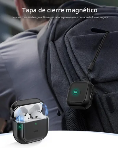 Miniatura 4 de ESR Funda para AirPods 4, Compatible con Funda de AirPods de 4ª Generación (2024) (USB-C), Compatible con MagSafe, Cubierta de Protección contra