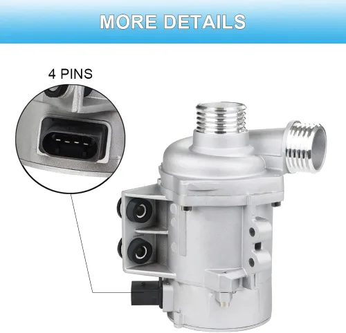 Miniatura 4 de JDMON Compatible con bomba de agua de motor eléctrico BMW Z4 X3 X5 325i 325xi 328i 328xi 525i 525xi 528i 528xi reemplazar 11517586925 702851208