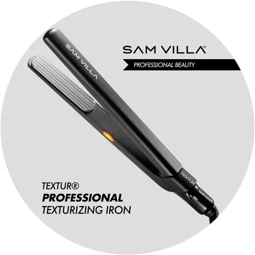 Miniatura 2 de Sam Villa TEXTUR - Plancha de pelo texturizadora profesional con control de calor de precisión, 1 unidad (paquete de 1)